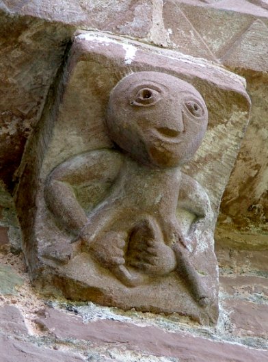 Sheela-na-gig church carving
